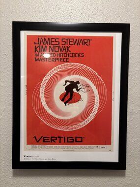 Vertigo (1958) Framed 8.5x11 Inch Art Print